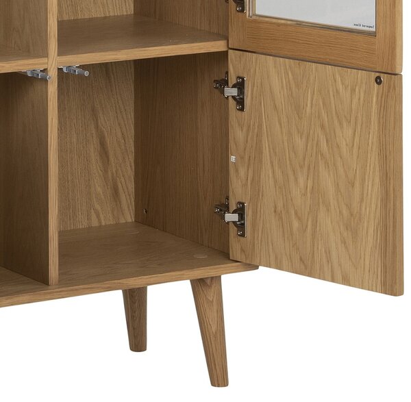 Vetrina in rovere 80x178 cm Nagano - Actona