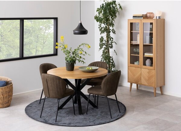 Vetrina in rovere 80x178 cm Nagano - Actona