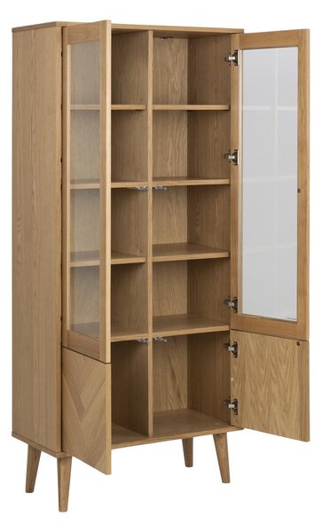 Vetrina in rovere 80x178 cm Nagano - Actona