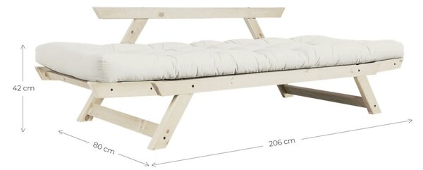 Divano variabile Naturale Chiaro/Bordeaux Bebop - Karup Design