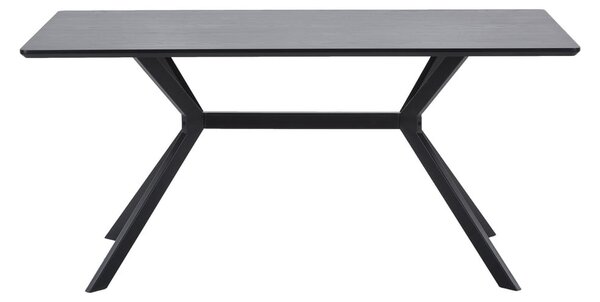 Tavolo da pranzo nero , 160 x 90 cm Bruno - WOOOD