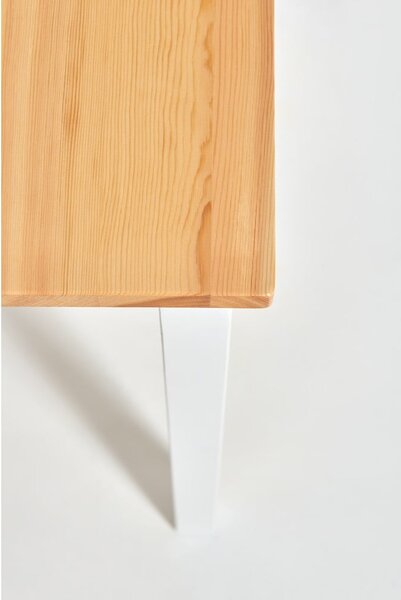 Tavolo da pranzo in legno di pino con struttura bianca , 70 x 70 cm Sydney - Bonami Essentials