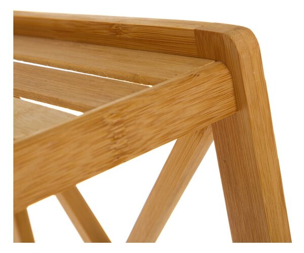 Mensola da bagno in bambù colore naturale 33x119 cm - Casa Selección