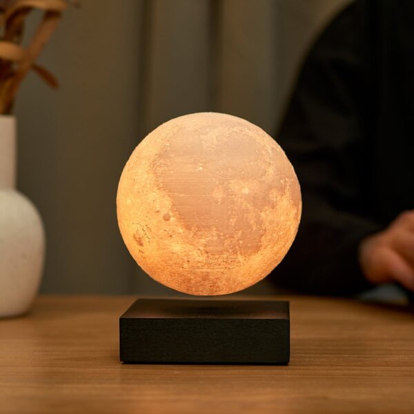 Decorazione luminosa nera con alimentazione a corrente ø 12 cm Moon – Gingko