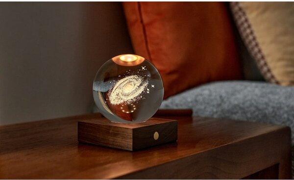 Decorazione luminosa marrone scuro con ricarica USB Amber – Gingko