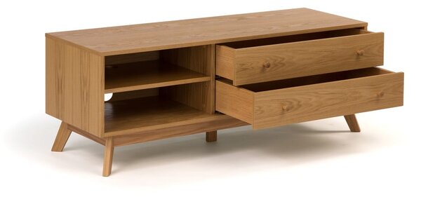 Mobile TV color naturale con trama in rovere Kensal - Woodman