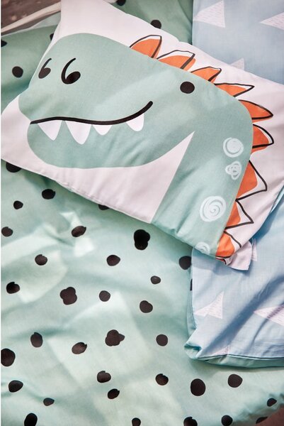 Biancheria da letto per bambini in cotone per letto singolo 140x200 cm Dino - Bonami Selection