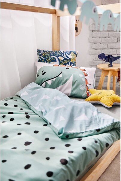 Biancheria da letto per bambini in cotone per letto singolo 140x200 cm Dino - Bonami Selection