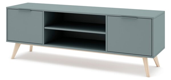Mobile TV verde polveroso 140x53x40 cm Pisco – Marckeric