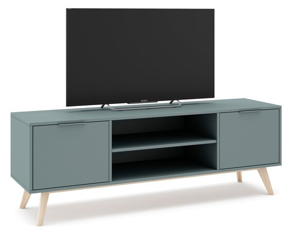 Mobile TV verde polveroso 140x53x40 cm Pisco – Marckeric