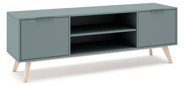 Mobile TV verde polveroso 140x53x40 cm Pisco – Marckeric