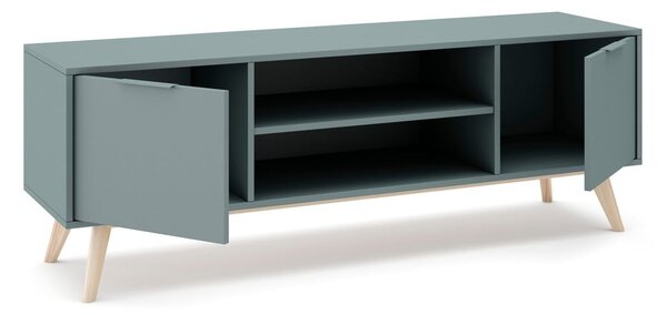 Mobile TV verde polveroso 140x53x40 cm Pisco – Marckeric