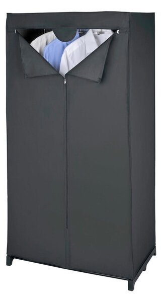Armadio in tessuto nero 75x150 cm Deep - Wenko