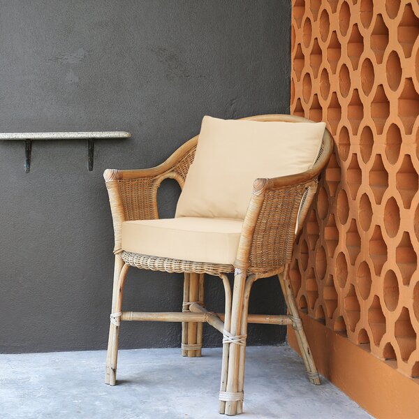 Costway Set di 2 cuscini rimovibili per mobili da patio, Cuscino per schienale per divano soggiorno giardino Beige
