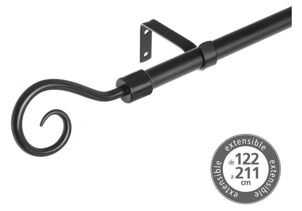 Mantovana estensibile in metallo 122 - 211 cm - Casa Selección