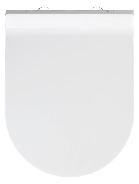 Sedile per wc bianco con chiusura facilitata , 46 x 36 cm Habos - Wenko