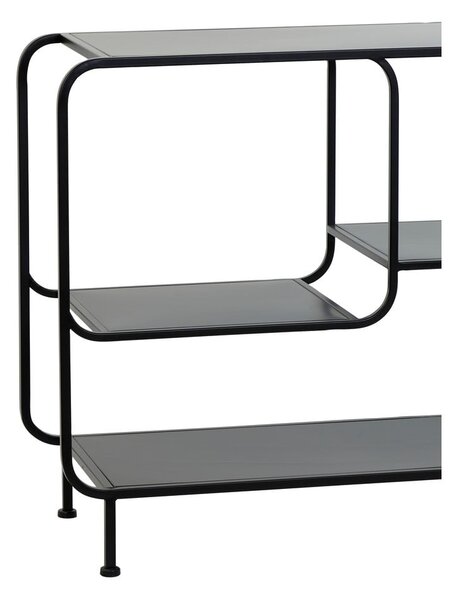 Libreria in metallo nero 141x81,5 cm Winston - Light & Living