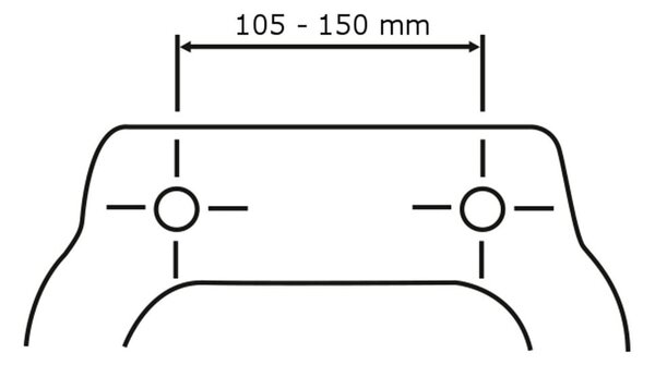 Sedile WC , 44,5 x 36,5 cm Ape - Wenko