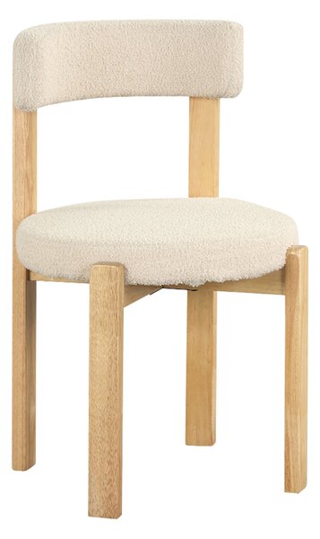 Costway Set di 2 sedie da pranzo imbottite con piedini regolabili, Sedia da cucina con schienale ergonomici e cuscino morbido portata 160 kg