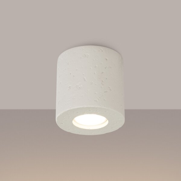 Sollux SL.1842 - Faretto ORBIS 1xGU10/10W/230V cemento/crema