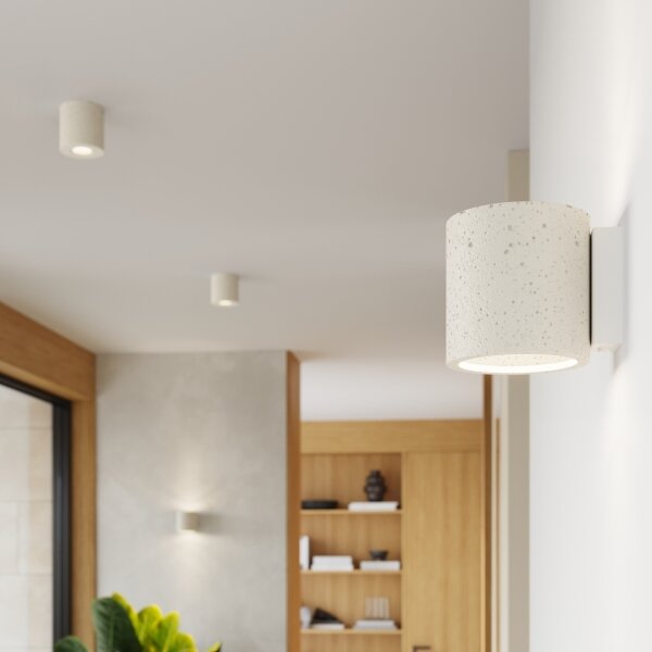 Sollux SL.1840 - Applique a spot da parete ORBIS 1xG9/8W/230V cemento/crema