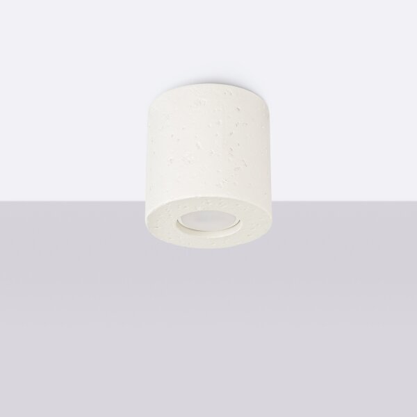 Sollux SL.1842 - Faretto ORBIS 1xGU10/10W/230V cemento/crema