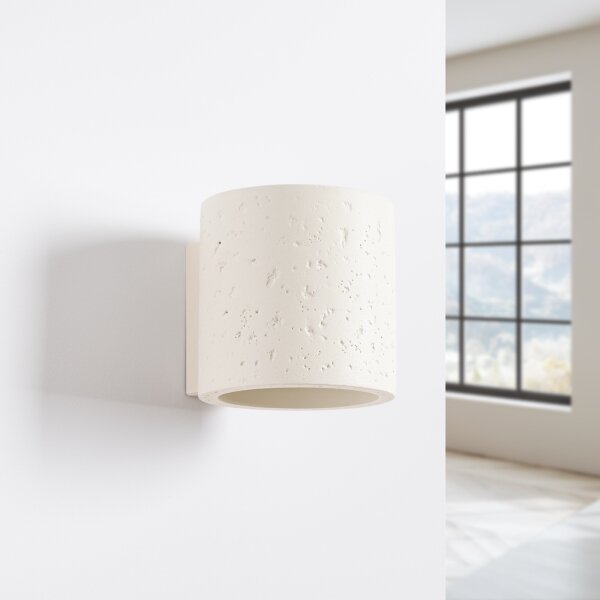 Sollux SL.1840 - Applique a spot da parete ORBIS 1xG9/8W/230V cemento/crema