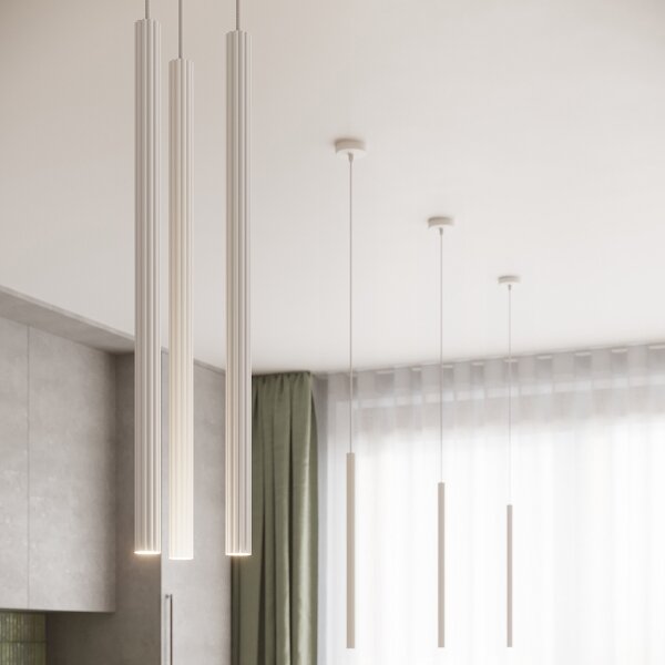 Sollux SL.1866 - Lampadario sospeso ARCHE 2xG9/8W/230V bianco