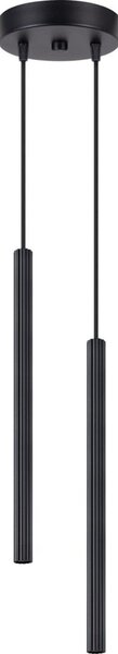 Sollux SL.1867 - Lampadario sospeso con cavo ARCHE 2xG9/8W/230V nero
