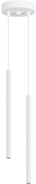 Sollux SL.1866 - Lampadario sospeso ARCHE 2xG9/8W/230V bianco