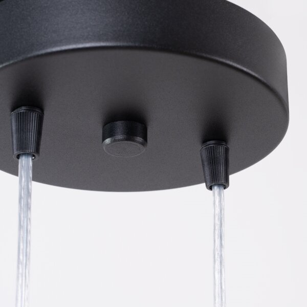 Sollux SL.1869 - Sospensione a cavo LAGOS 2xGU10/10W/230V nero