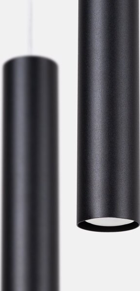 Sollux SL.1869 - Sospensione a cavo LAGOS 2xGU10/10W/230V nero