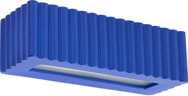 Sollux SL.1889 - Applique RIGATA 1xE27/15W/230V ceramica/blu