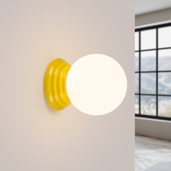 Sollux SL.1892 - Applique da bagno ZORI 1xG9/8W/230V IP44 gialla