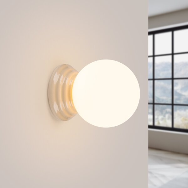 Sollux SL.1891 - Applique da bagno ZORI 1xG9/8W/230V IP44 beige