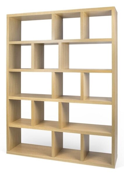 Libreria color legno effetto rovere 150x198 cm Berlin - TemaHome