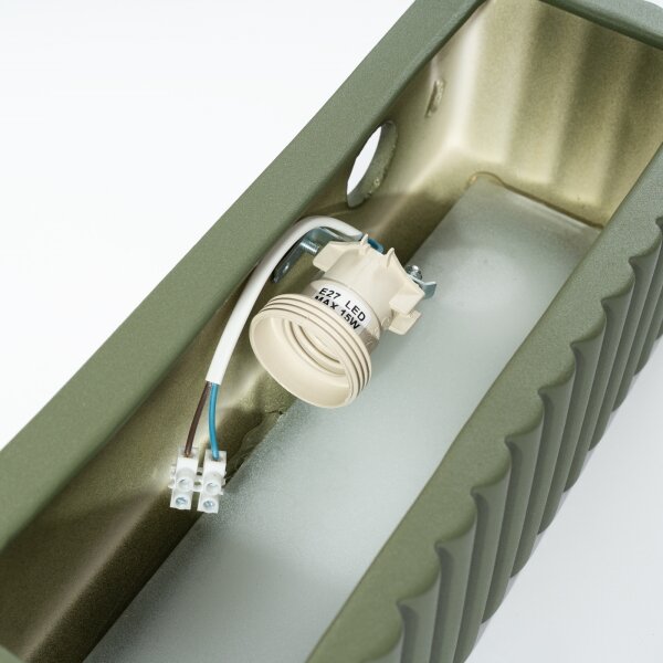 Sollux SL.1888 - Applique RIGATA 1xE27/15W/230V ceramica/verde