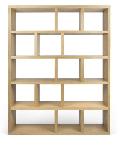 Libreria color legno effetto rovere 150x198 cm Berlin - TemaHome