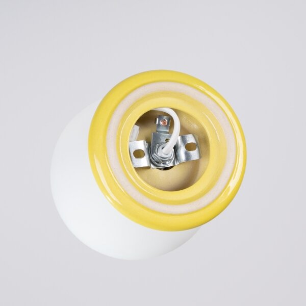Sollux SL.1892 - Applique da bagno ZORI 1xG9/8W/230V IP44 gialla