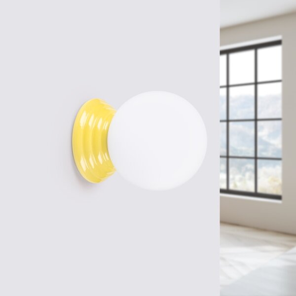 Sollux SL.1892 - Applique da bagno ZORI 1xG9/8W/230V IP44 gialla