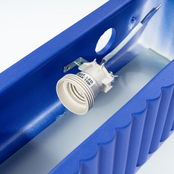 Sollux SL.1889 - Applique RIGATA 1xE27/15W/230V ceramica/blu