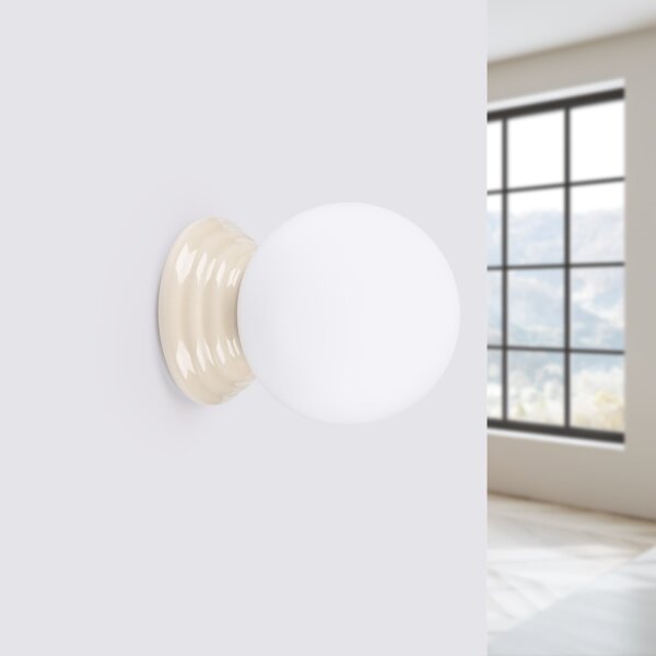 Sollux SL.1891 - Applique da bagno ZORI 1xG9/8W/230V IP44 beige