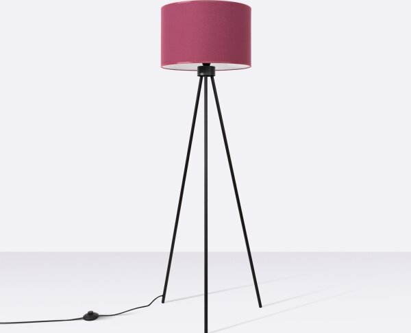 Sollux SL.1856 - Lampada da terra NEVIA 1xE27/15W/230V rossa