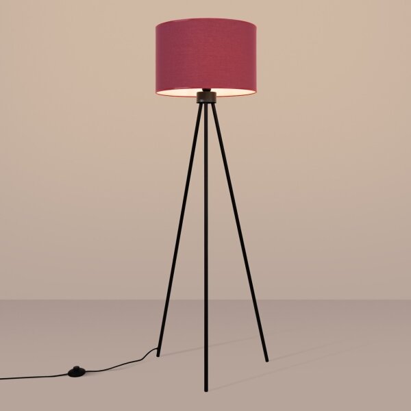Sollux SL.1856 - Lampada da terra NEVIA 1xE27/15W/230V rossa