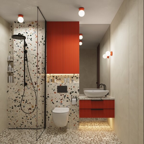 Sollux SL.1895 - Applique da bagno ZORI 1xG9/8W/230V IP44 rosa