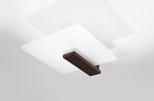 Sollux SL.1097 - Plafoniera LAPPO 2xE27/15W/230V wenge