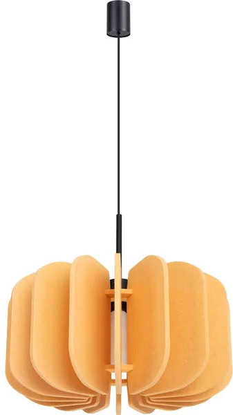 Sollux SL.1861 - Lampadario a sospensione con cavo MULA, 1xE27/15W/230V, diametro 45 cm, giallo