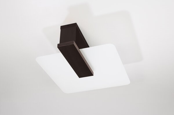 Sollux SL.1097 - Plafoniera LAPPO 2xE27/15W/230V wenge