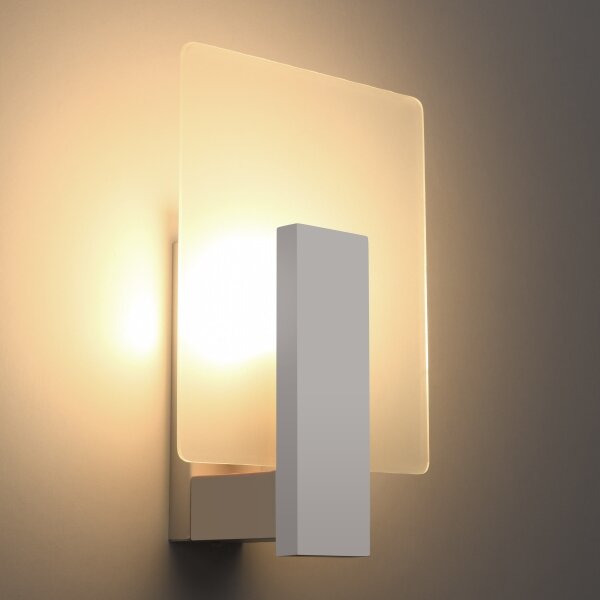 Sollux SL.1092 - Lampada da parete LAPPO 1xE14/10W/230V bianca
