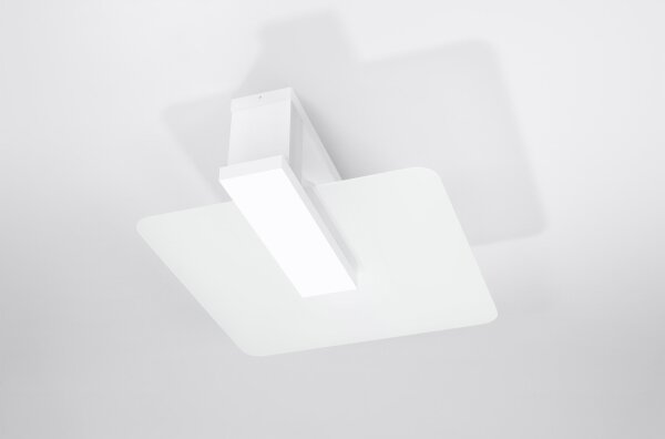 Sollux SL.1093 - Plafoniera LAPPO 2xE27/15W/230V bianca